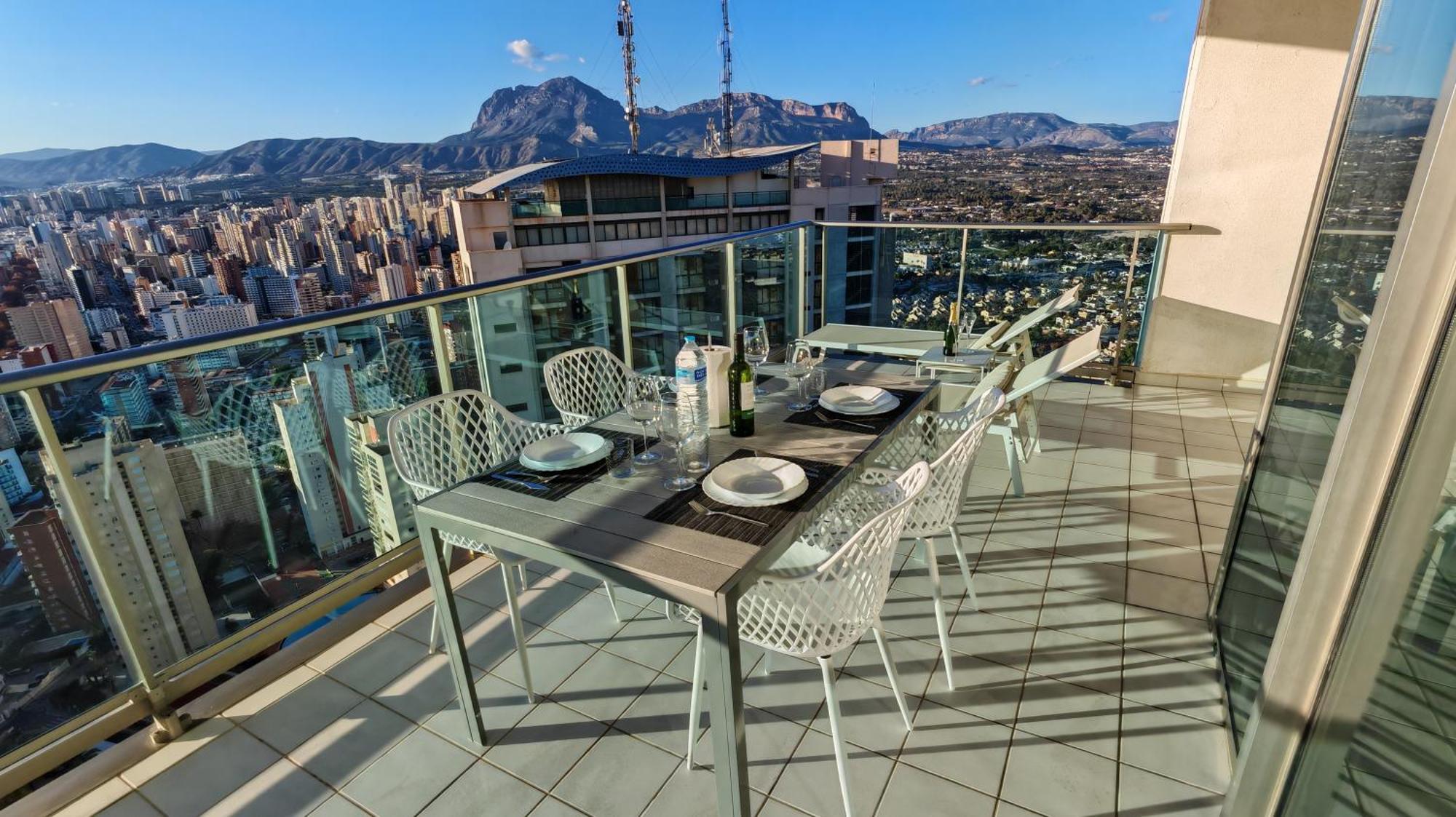 Ferienwohnung Skyline Floor 28 Sea Views Benidorm Exterior foto