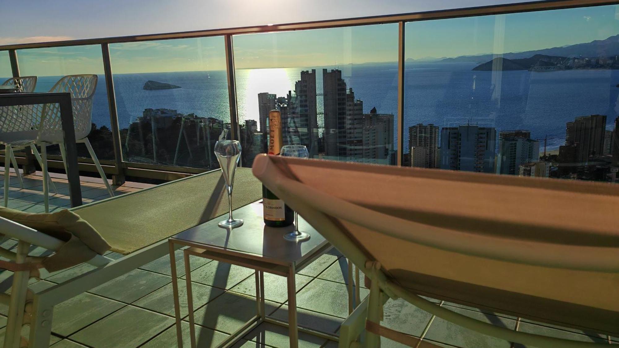 Ferienwohnung Skyline Floor 28 Sea Views Benidorm Exterior foto