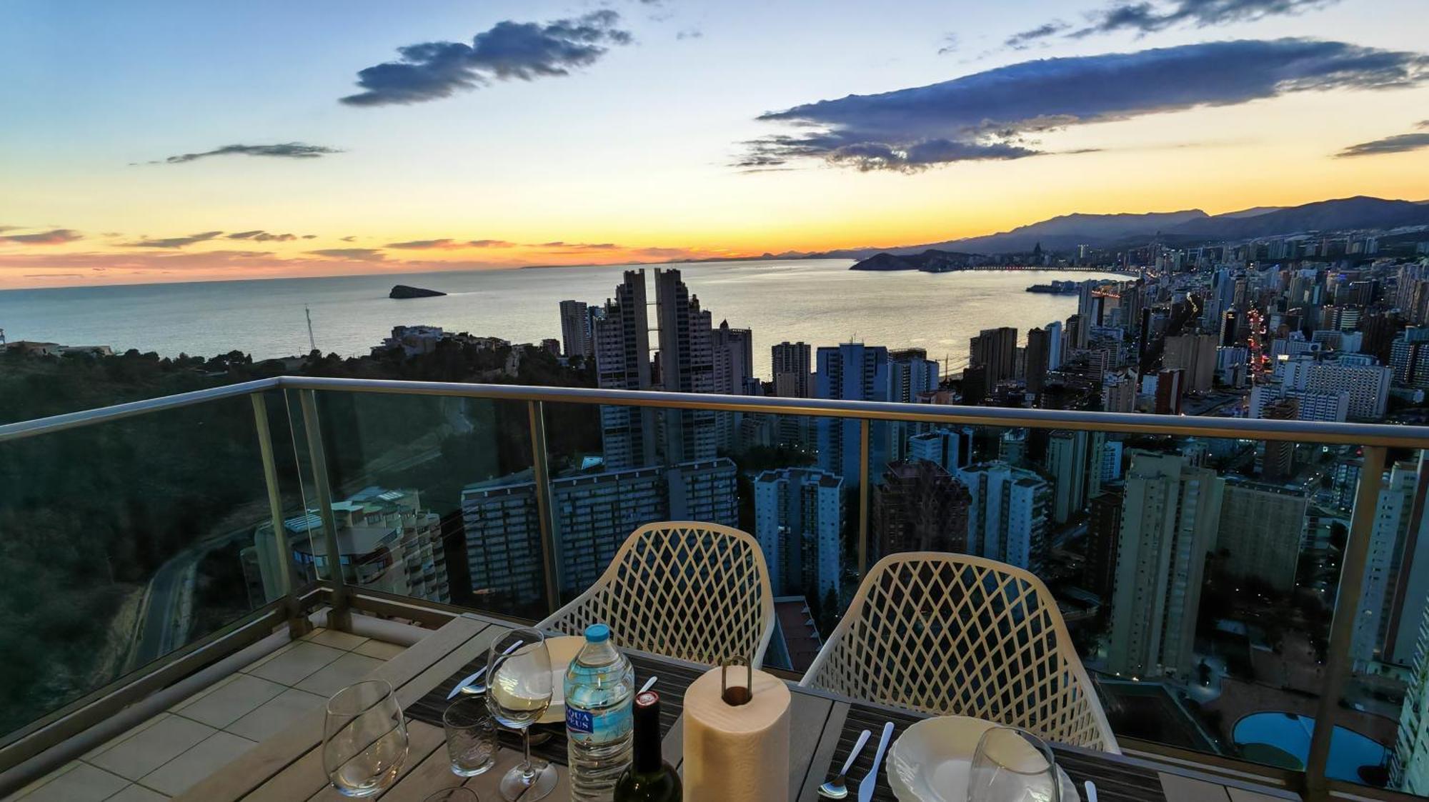 Ferienwohnung Skyline Floor 28 Sea Views Benidorm Exterior foto