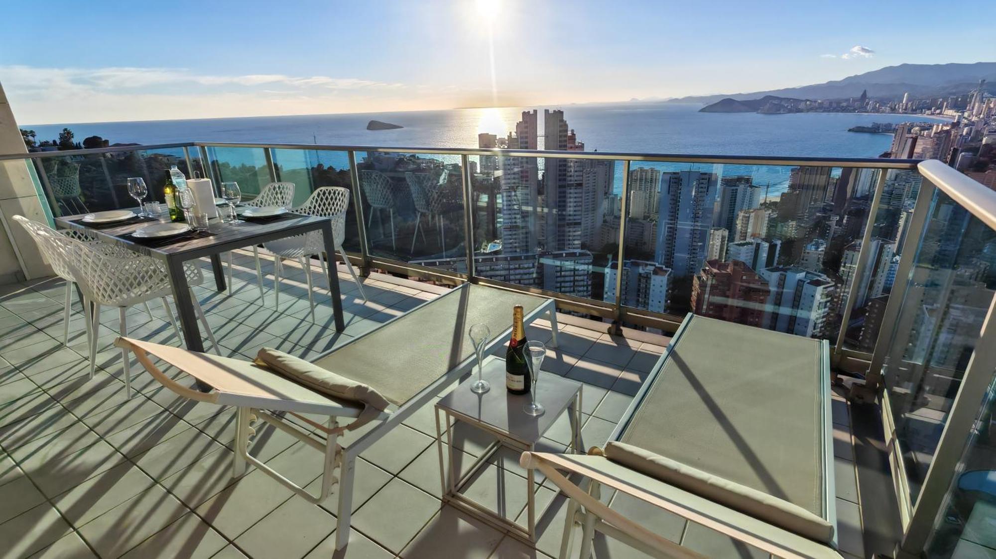 Ferienwohnung Skyline Floor 28 Sea Views Benidorm Exterior foto