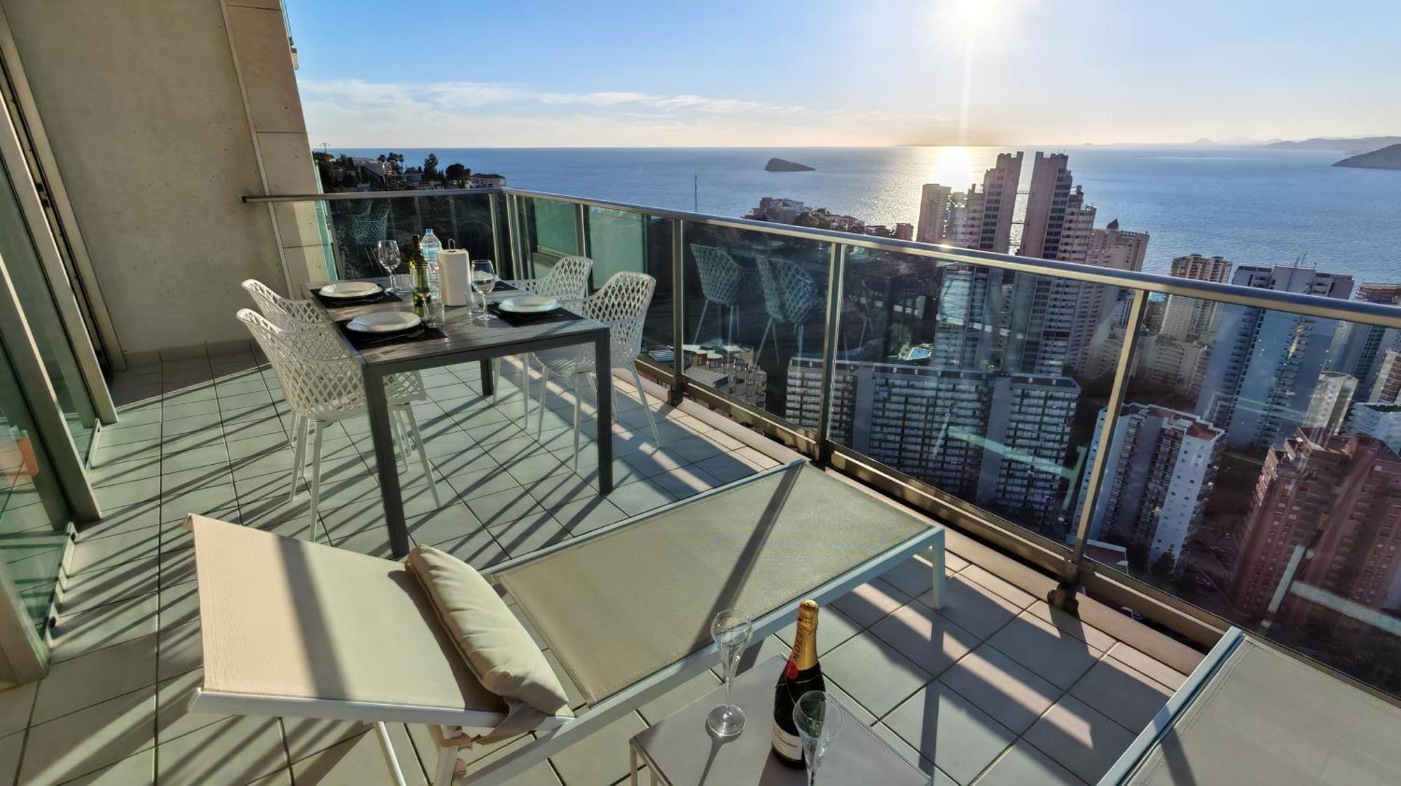 Ferienwohnung Skyline Floor 28 Sea Views Benidorm Exterior foto